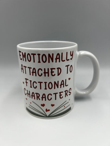 Emotionally attached to fictional characters mug