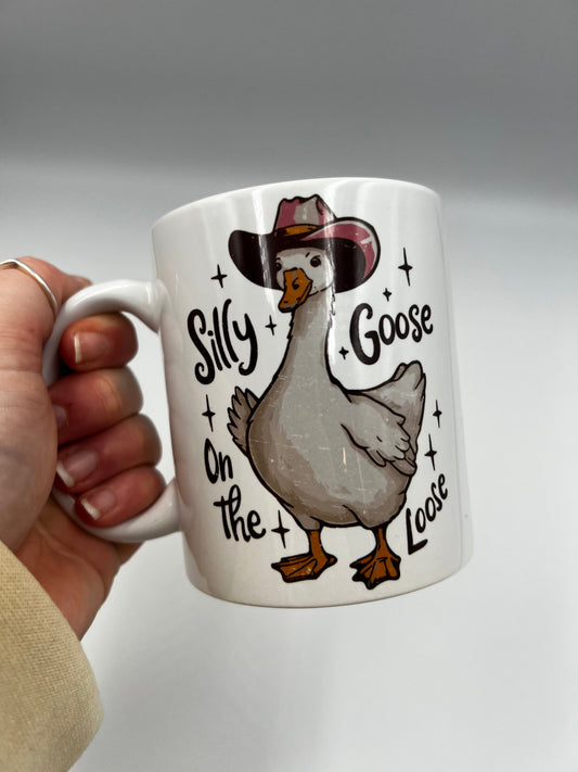 Silly Goose on the Loose mug