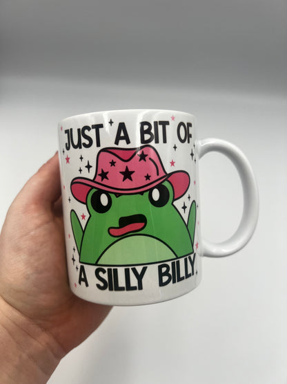 Just a bit of a silly billy, frog mug