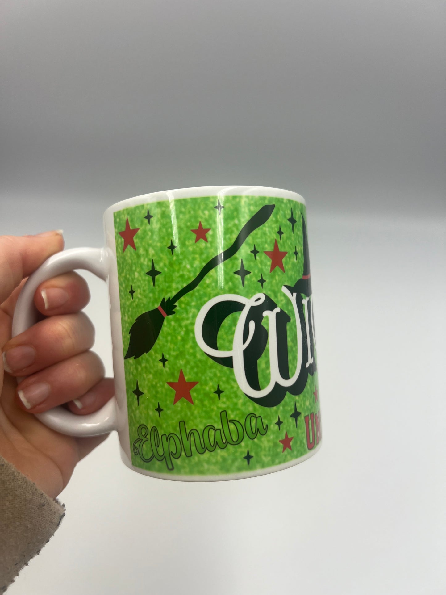 Wicked inspired, Glitter effect Shiz University Mug