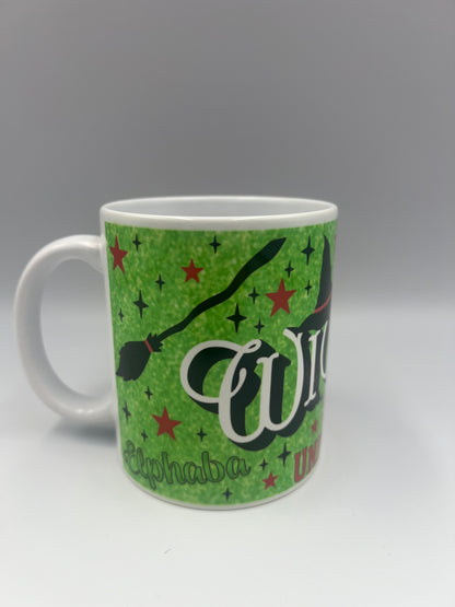 Wicked inspired, Glitter effect Shiz University Mug