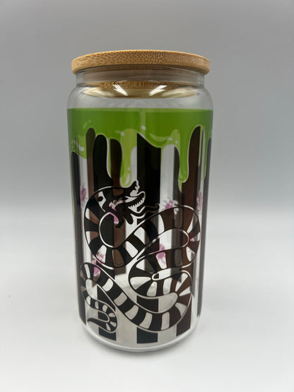 Beetlejuice Glass can