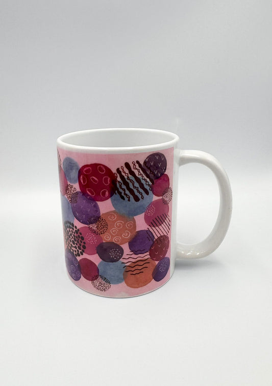 Pattern poka dot mug